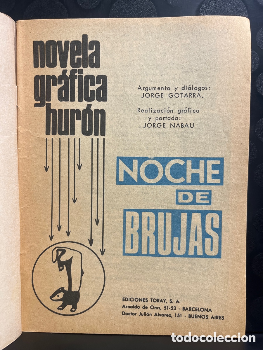 Tebeos: HUR&Oacute;N N.39 NOCHE DE BRUJAS ( 1967/1969 ) - Foto 3