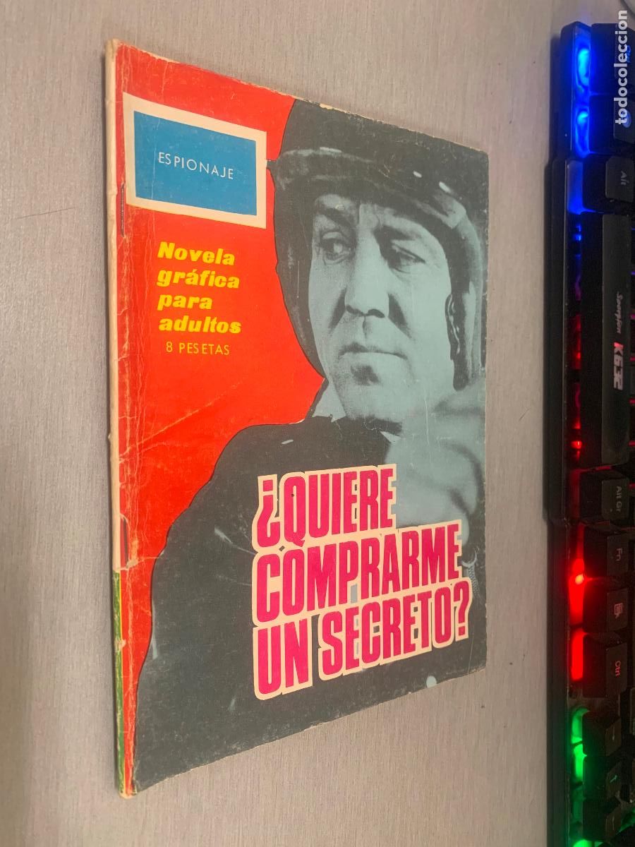 Tebeos: ESPIONAJE N&ordm; 16: &iquest;QUIERE COMPRARME UN SECRETO? / NOVELA GR&Aacute;FICA - TORAY 1965