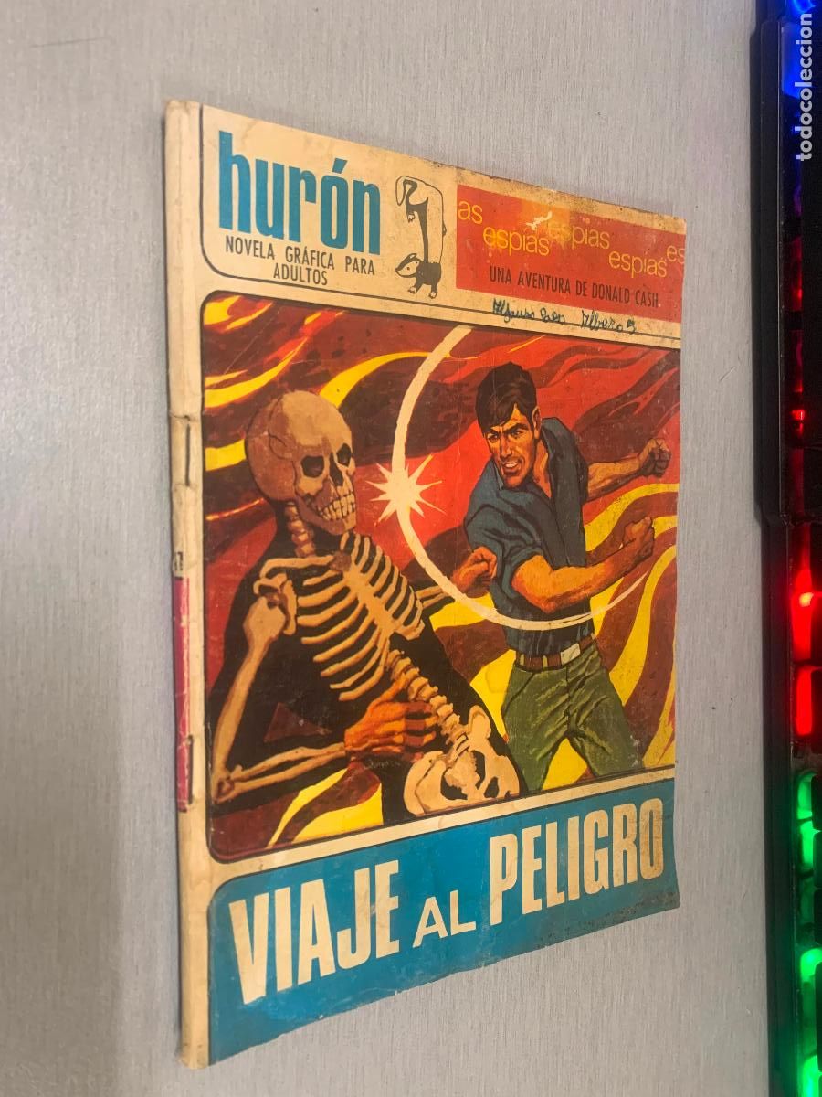 Tebeos: HUR&Oacute;N N&ordm; 11: VIAJE AL PELIGRO / NOVELA GR&Aacute;FICA - TORAY 1967