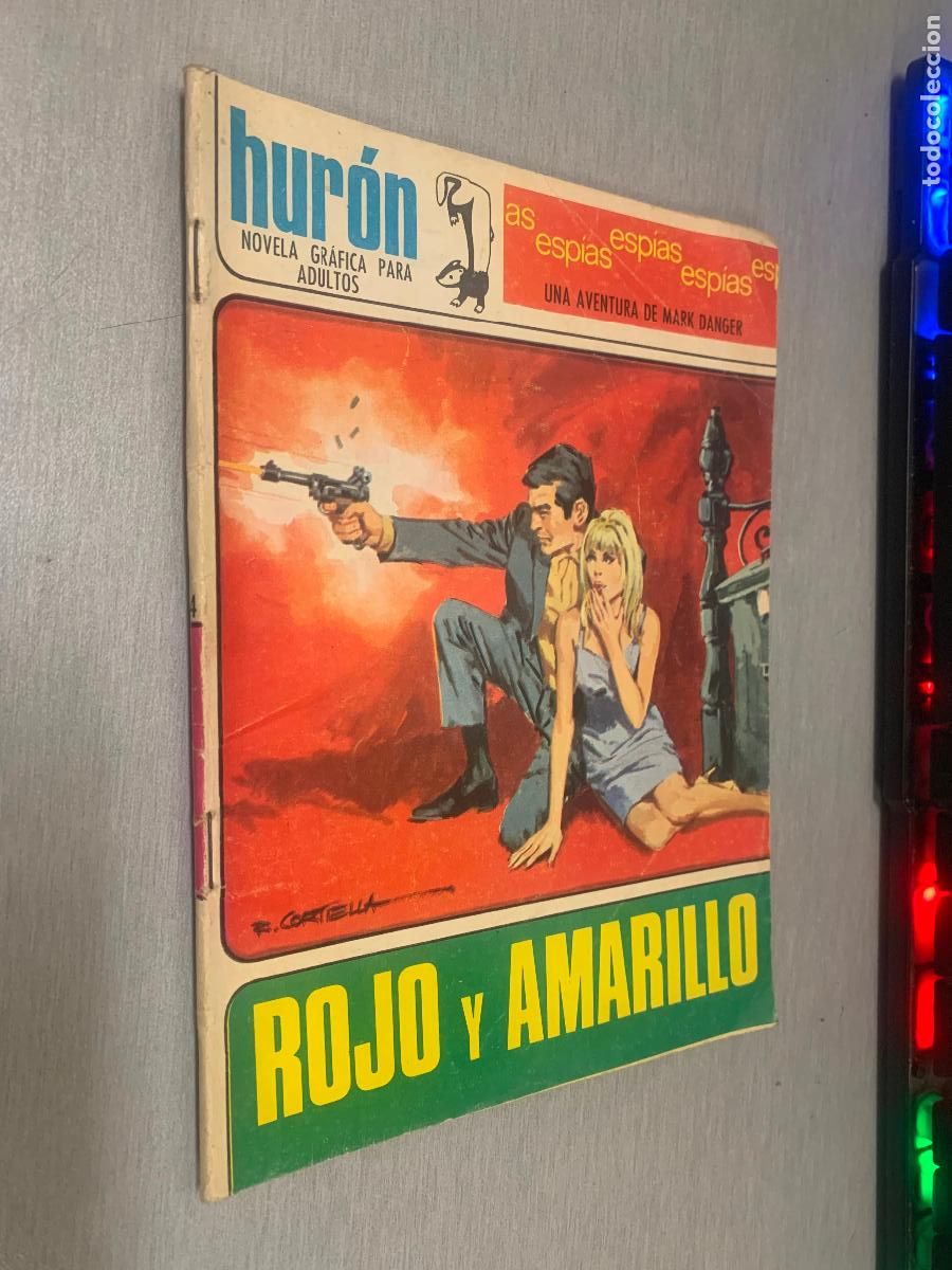 Tebeos: HUR&Oacute;N N&ordm; 14: ROJO Y AMARILLO / NOVELA GR&Aacute;FICA - TORAY 1967