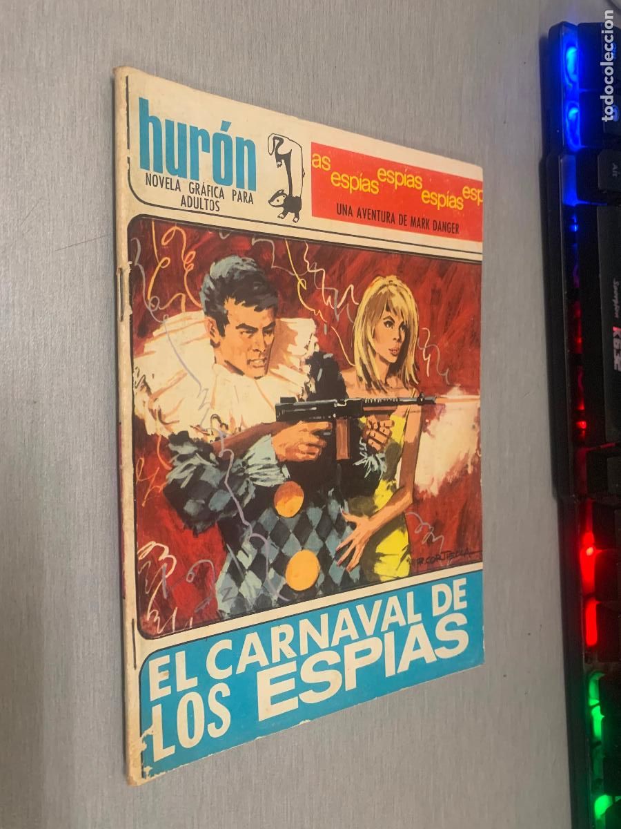 Tebeos: HUR&Oacute;N N&ordm; 17: EL CARNAVAL DE LOS ESP&Iacute;AS / NOVELA GR&Aacute;FICA - TORAY 1967