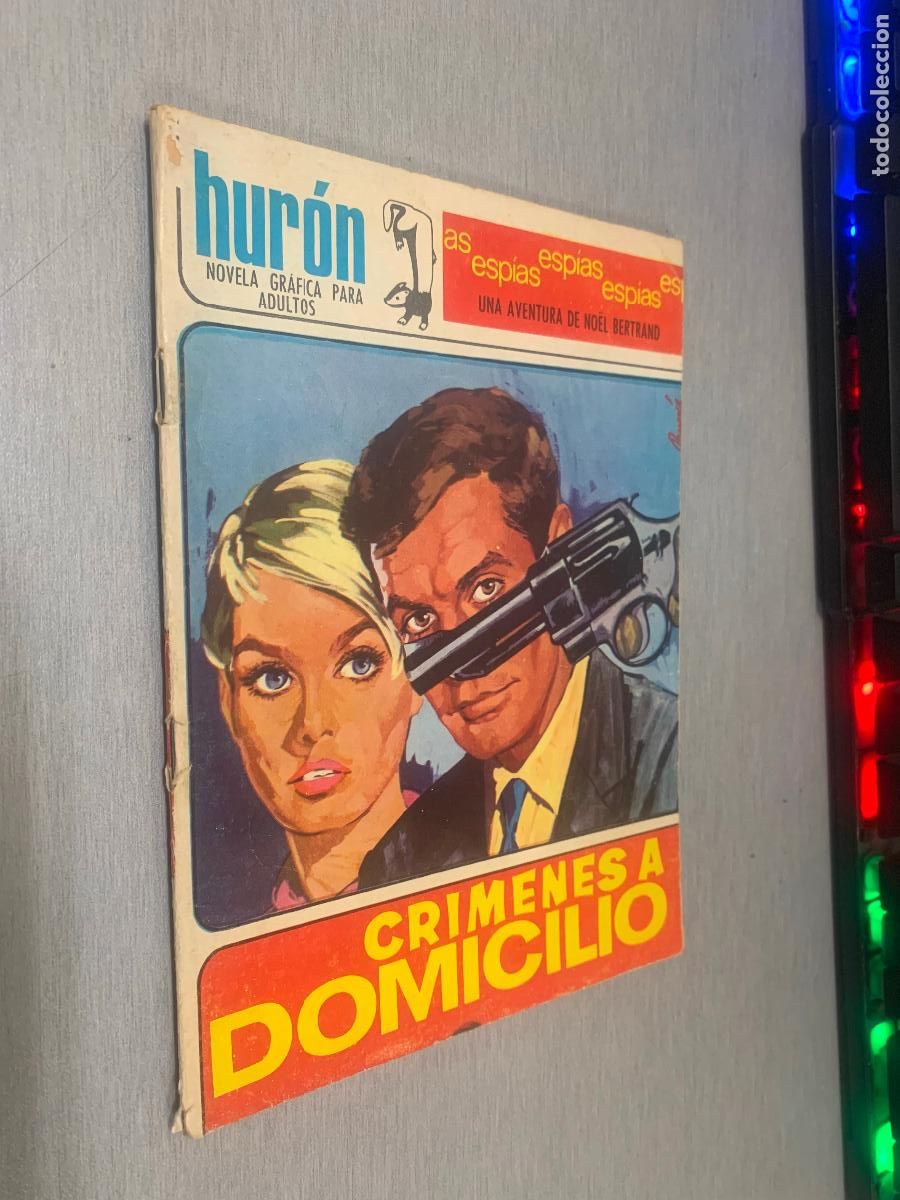 Tebeos: HUR&Oacute;N N&ordm; 19: CR&Iacute;MENES A DOMICILIO / NOVELA GR&Aacute;FICA - TORAY 1967