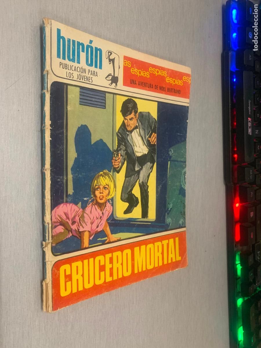 Tebeos: HUR&Oacute;N N&ordm; 25: CRUCERO MORTAL / NOVELA GR&Aacute;FICA - TORAY 1968