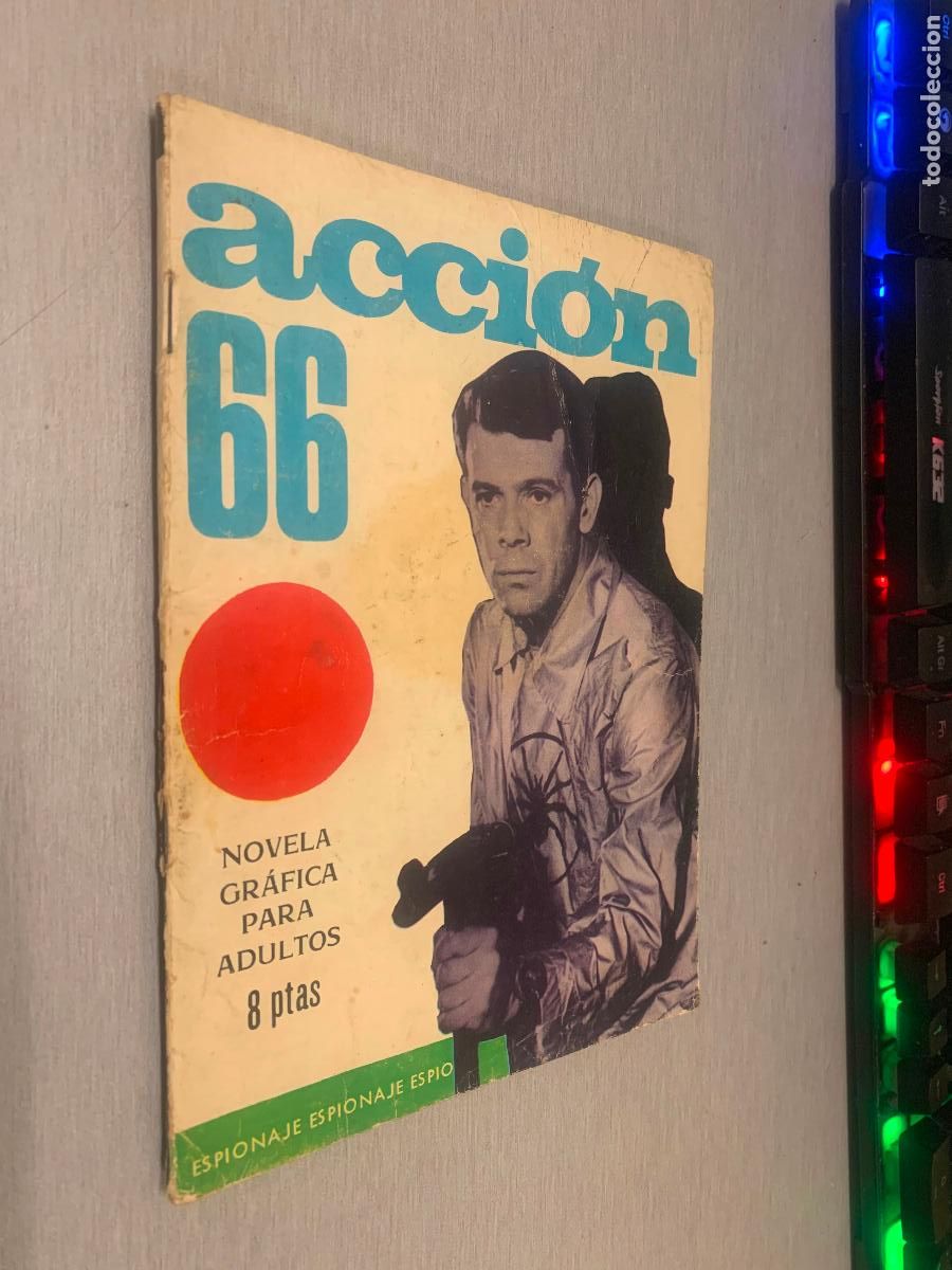 Tebeos: ESIONAJE N&ordm; 33: ACCI&Oacute;N 66 / NOVELA GR&Aacute;FICA - TORAY 1968
