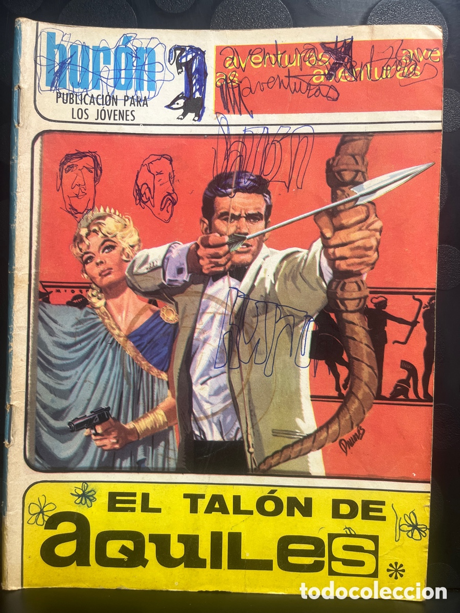 Tebeos: HUR&Oacute;N N.44 EL TAL&Oacute;N DE AQUILES ( 1967/1969 )