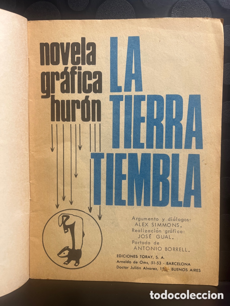 Tebeos: HUR&Oacute;N N.45 LA TIERRA TIEMBLA ( 1967/1969 ) - Foto 3