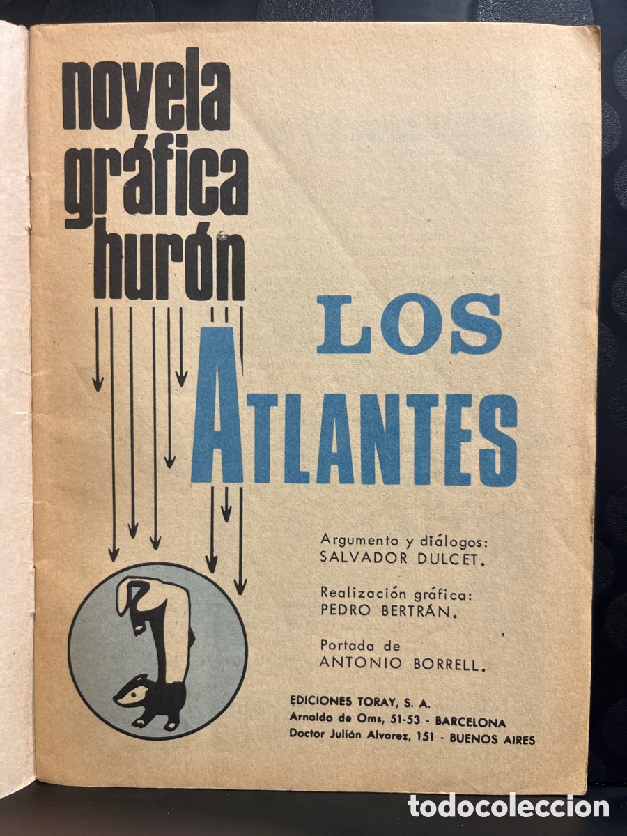 Tebeos: HUR&Oacute;N N.49 LOS ATLANTES ( 1967/1969 ) - Foto 3