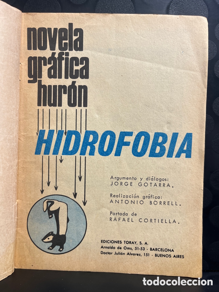 Tebeos: HUR&Oacute;N N.52 HIDROFOBIA ( 1967/1969 ) - Foto 3