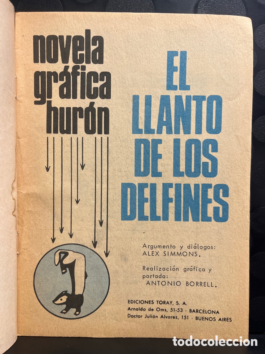 Tebeos: HUR&Oacute;N N.54 EL LLANTO DE LOS DELFINES ( 1967/1969 ) - Foto 3