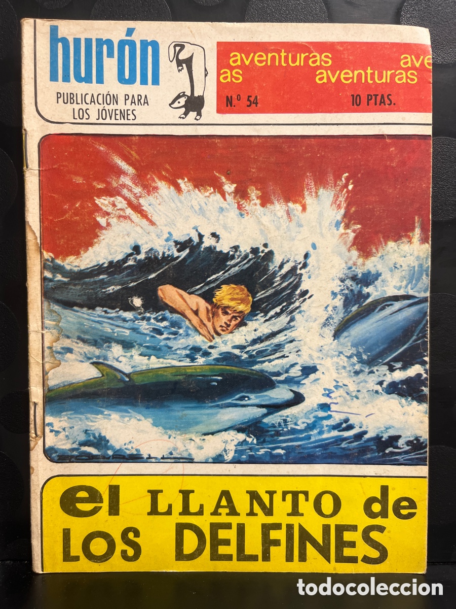 Tebeos: HUR&Oacute;N N.54 EL LLANTO DE LOS DELFINES ( 1967/1969 ) - Foto 1