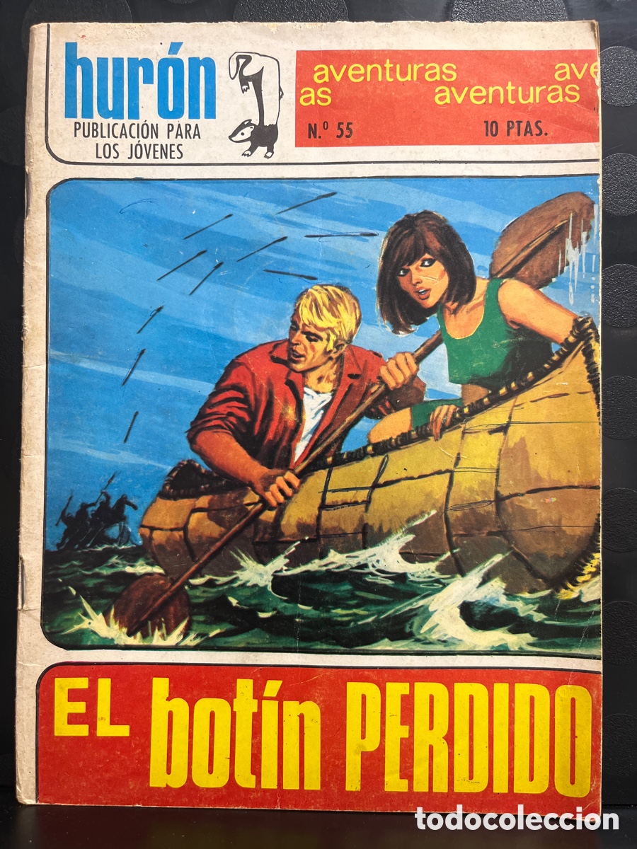 Tebeos: HUR&Oacute;N N.55 EL BOT&Iacute;N PERDIDO ( 1967/1969 ) - Foto 1