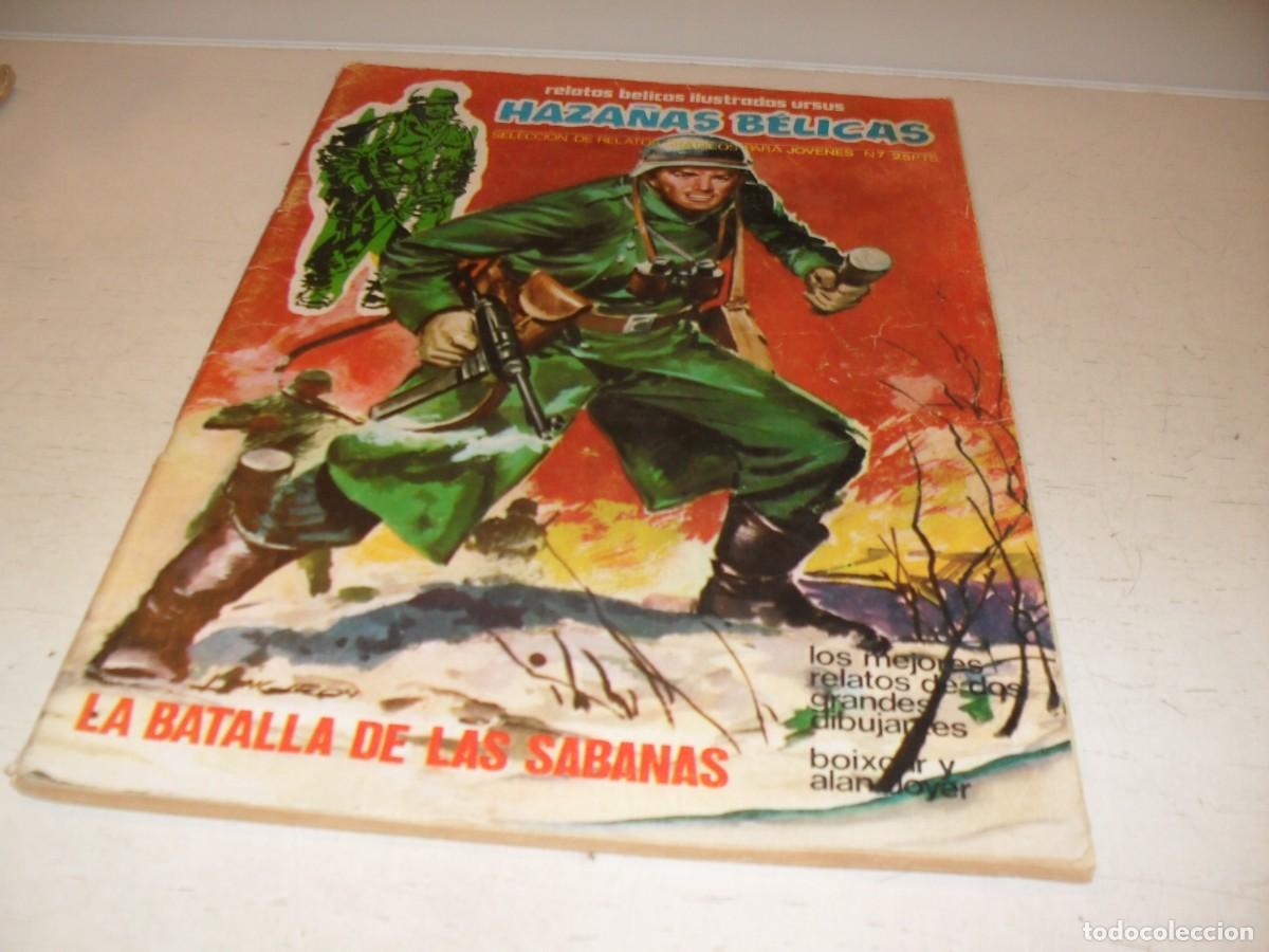Tebeos: HAZA&Ntilde;AS BELICAS N&ordm; 7,LA BATALLA DE LAS SABANAS,DE 187.TORAY/URSUS,1973