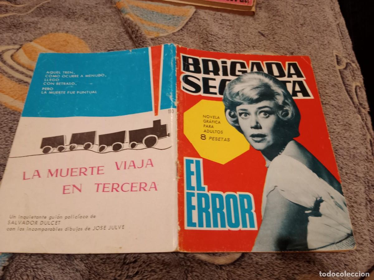 Tebeos: BRIGADA SECRETA N&ordm; 110 - EL ERROR - EDICIONES TORAY 1965 - Foto 1