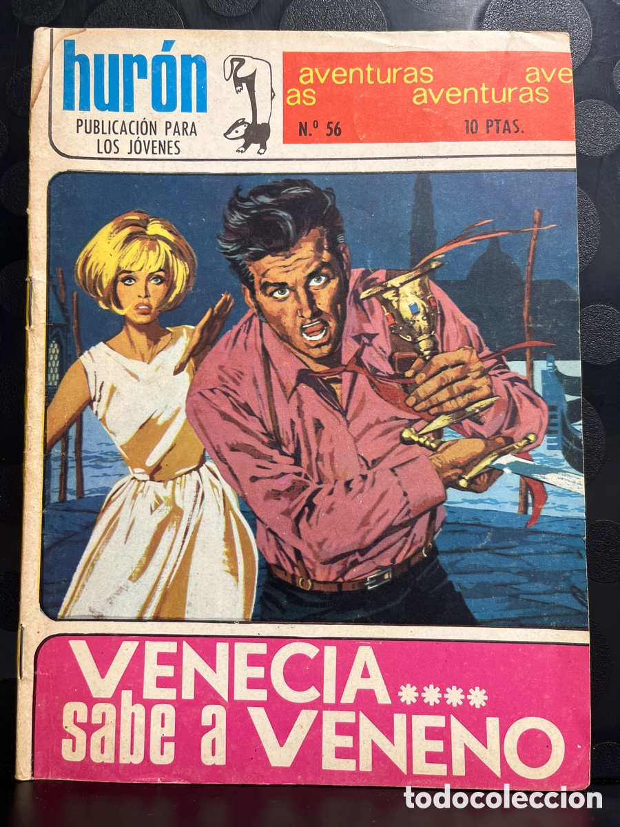 Tebeos: HUR&Oacute;N N.56 VENECIA SABE A VENENO ( 1967/1969 )