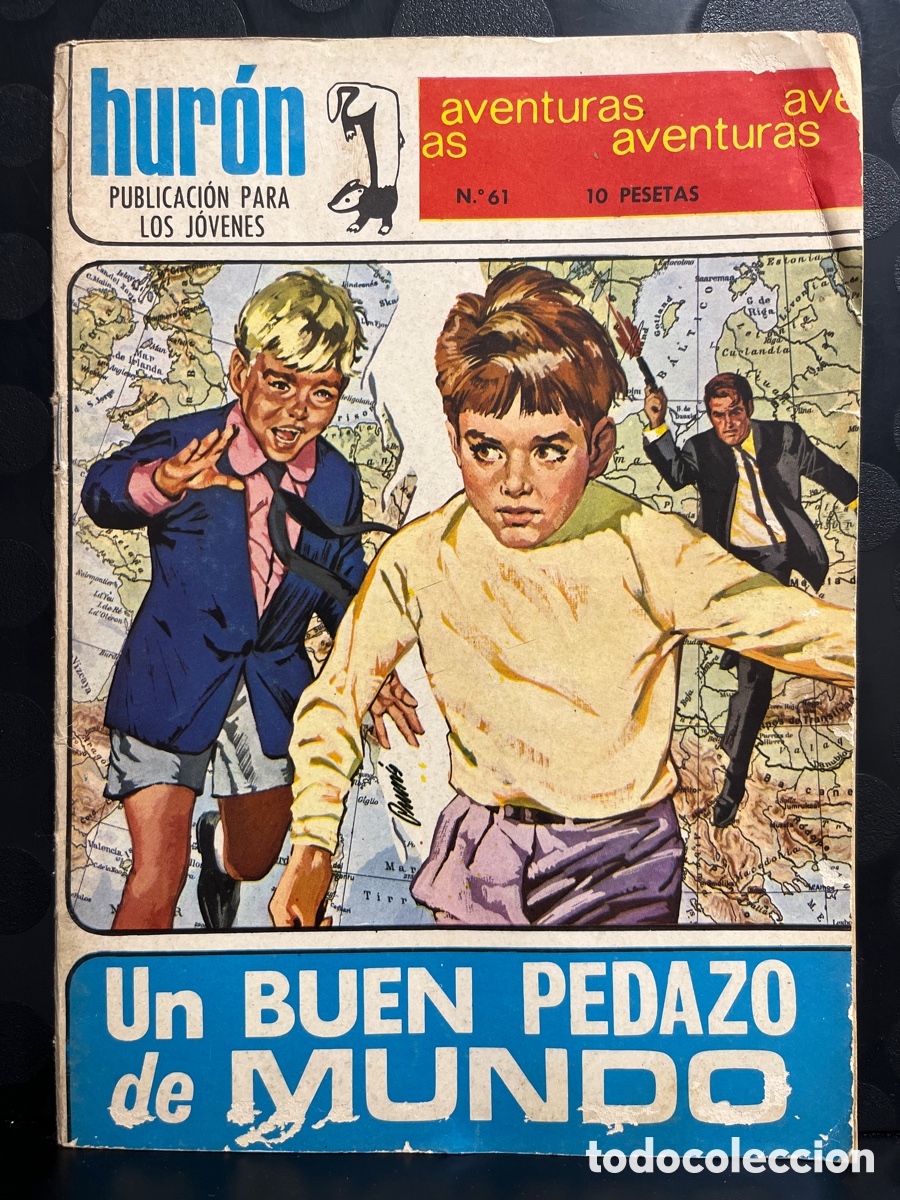 Tebeos: HUR&Oacute;N N.61 UN BUEN PEDAZO DE MUNDO ( 1967/1969 )