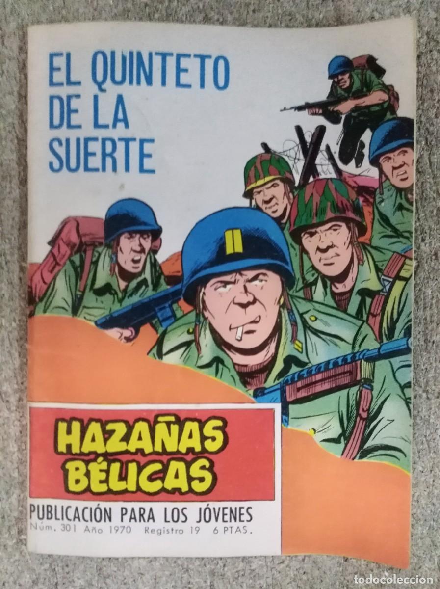 Tebeos: Haza&ntilde;as Belicas 301.Gorila.El Quinteto de la Suerte.Ediciones Toray