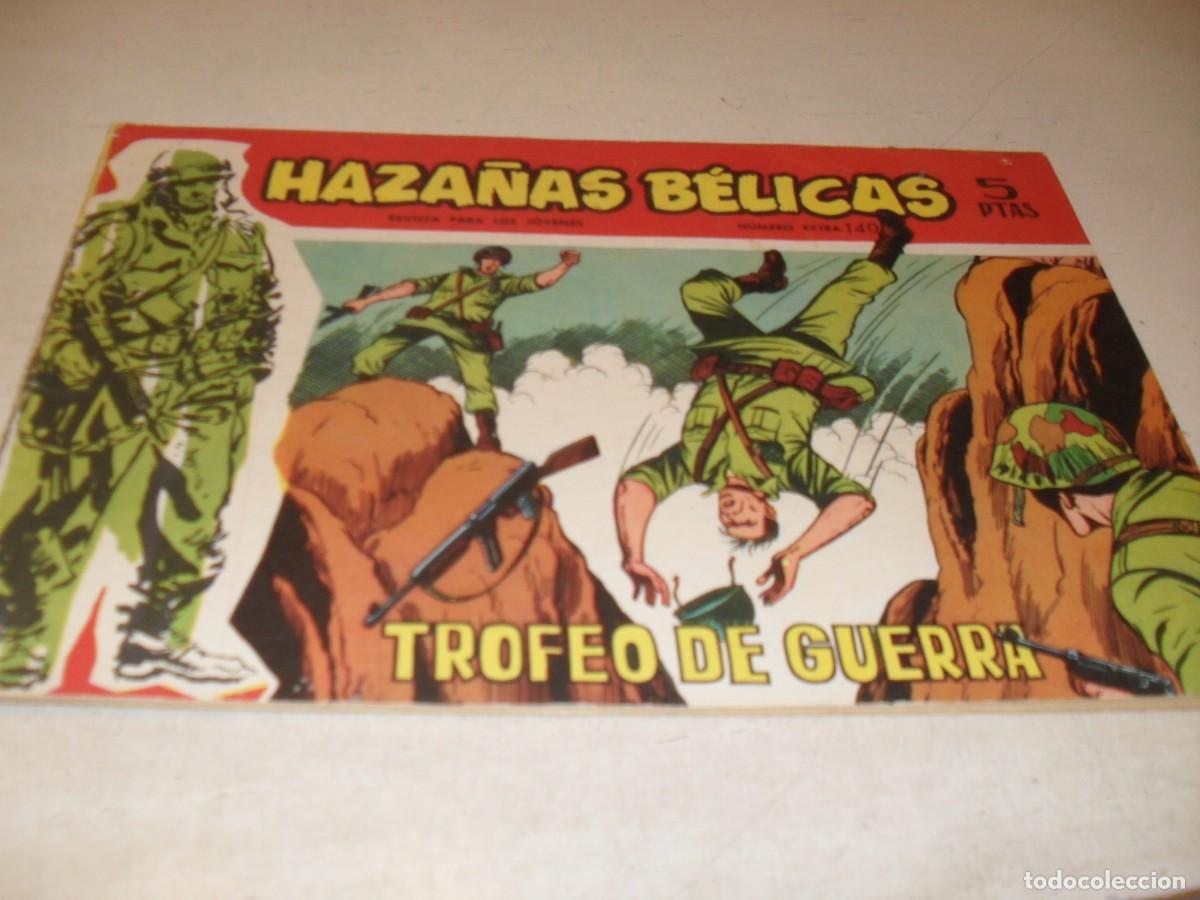 Tebeos: HAZA&Ntilde;AS BELICAS,S.ROJA,N&ordm; 140,TROFEO DE GUERRA,DE ALAN DOYER,DE 160.TORAY,1958