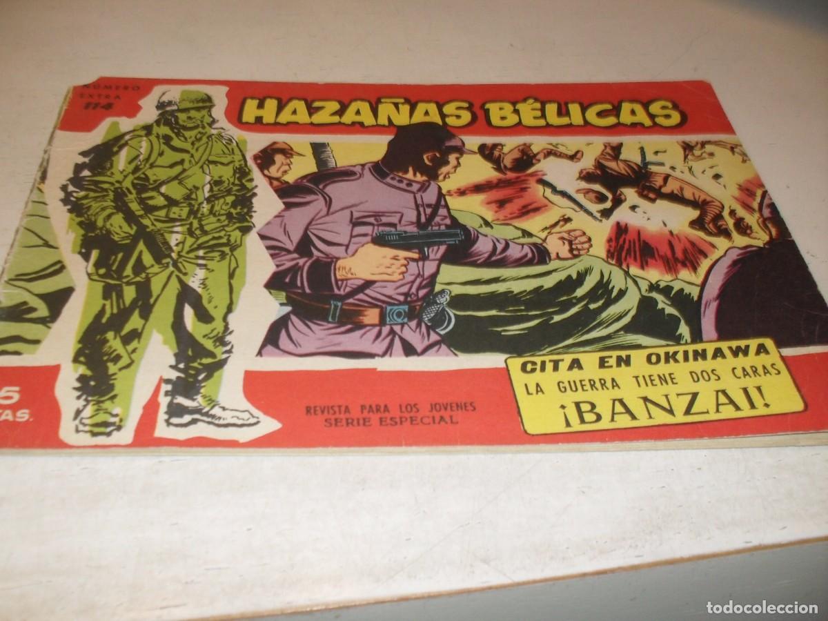 Tebeos: HAZA&Ntilde;AS BELICAS,S.ROJA,N&ordm; 114,CITA EN OKINAWA,(SOLO LAS CUBIERTAS),DE 160.TORAY,1958