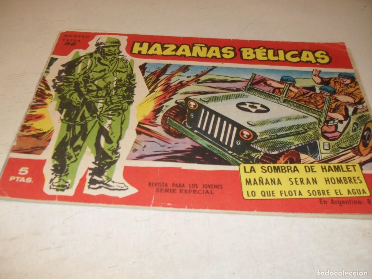 Tebeos: HAZA&Ntilde;AS BELICAS,S.ROJA,N&ordm; 90,LA SOMBRA DE HAMLET,CON GORILA,DE 160.TORAY,1958