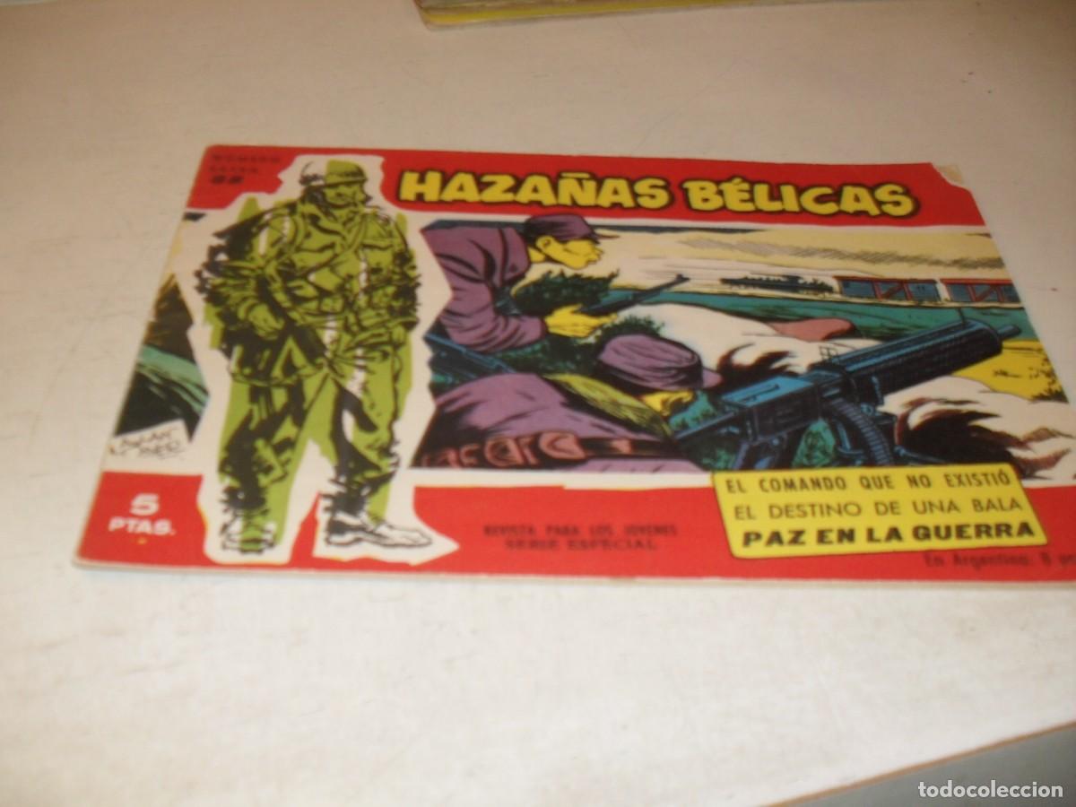 Tebeos: HAZA&Ntilde;AS BELICAS,S.ROJA,N&ordm; 88,EL COMANDO QUE NO EXISTIO,CON GORILA,DE 160.TORAY,1958