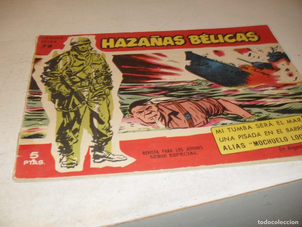 Tebeos: HAZA&Ntilde;AS BELICAS,S.ROJA,N&ordm; 78,MI TUMBA SERA EL MAR,CON GORILA,DE 160.TORAY,1958
