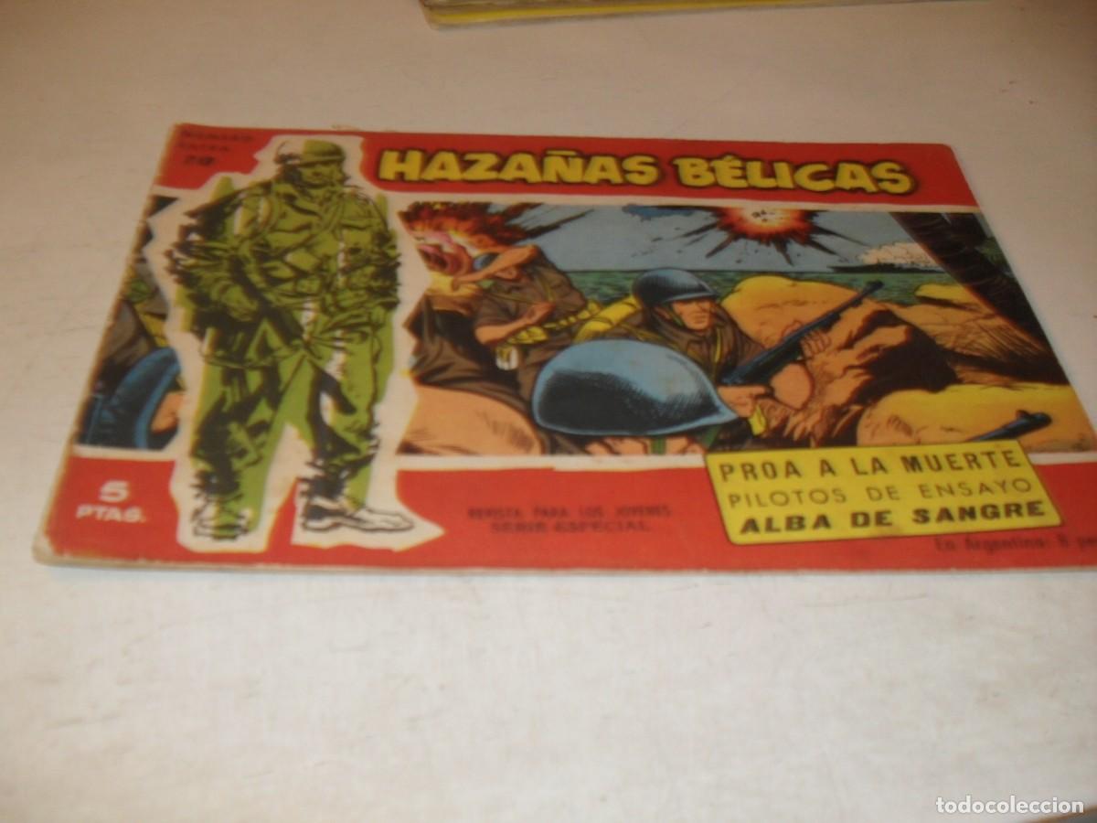 Tebeos: HAZA&Ntilde;AS BELICAS,S.ROJA,N&ordm; 70,PROA A LA MUERTE,CON GORILA,DE 160.TORAY,1958