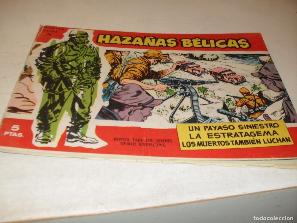 Tebeos: HAZA&Ntilde;AS BELICAS,S.ROJA,N&ordm; 44,UN PAYASO SINIESTRO,CON GORILA,DE 160.TORAY,1958