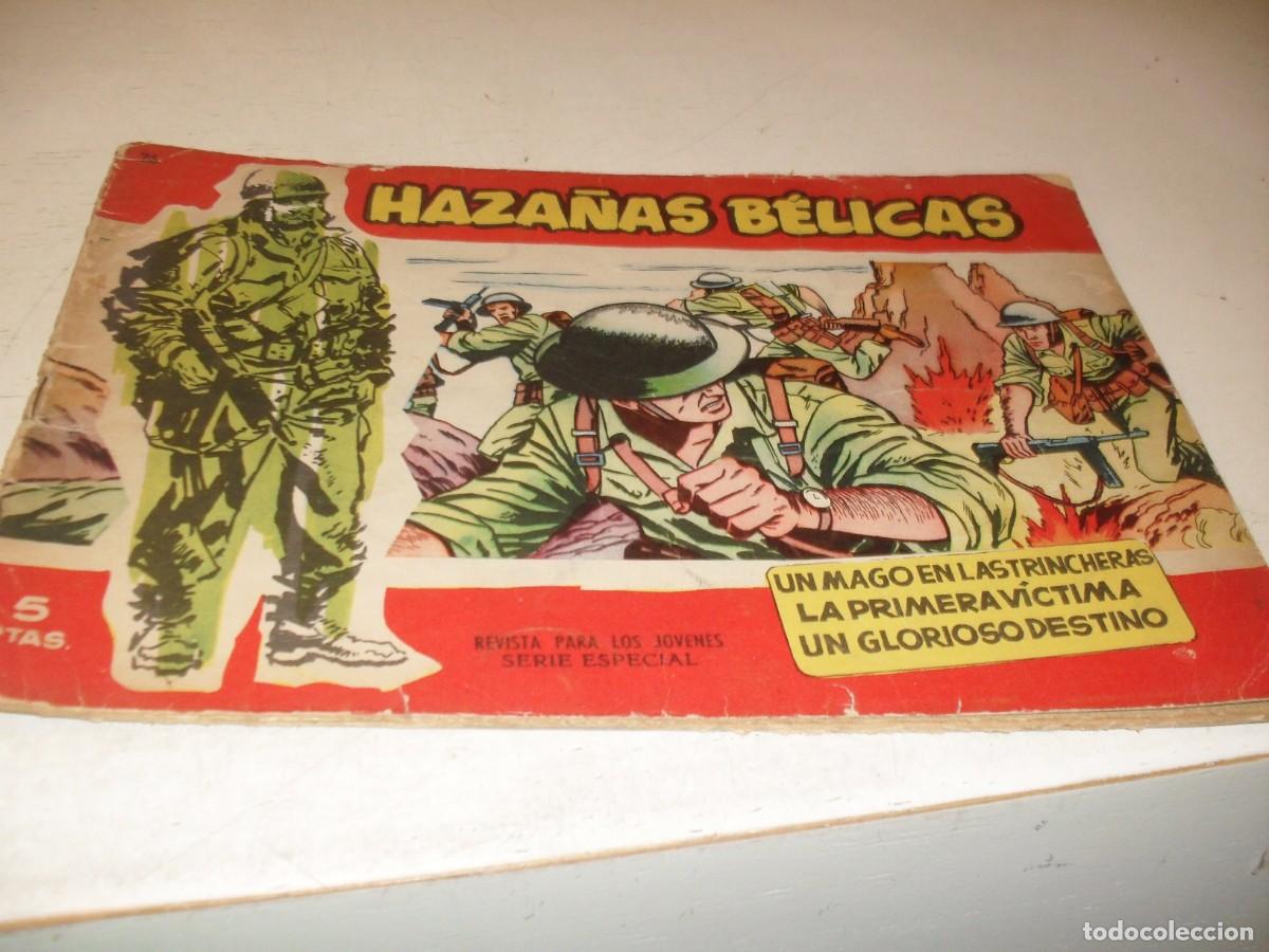 Tebeos: HAZA&Ntilde;AS BELICAS,S.ROJA,N&ordm; 26,UN MAGO EN LAS TRINCHERAS,DE 160.TORAY,1958