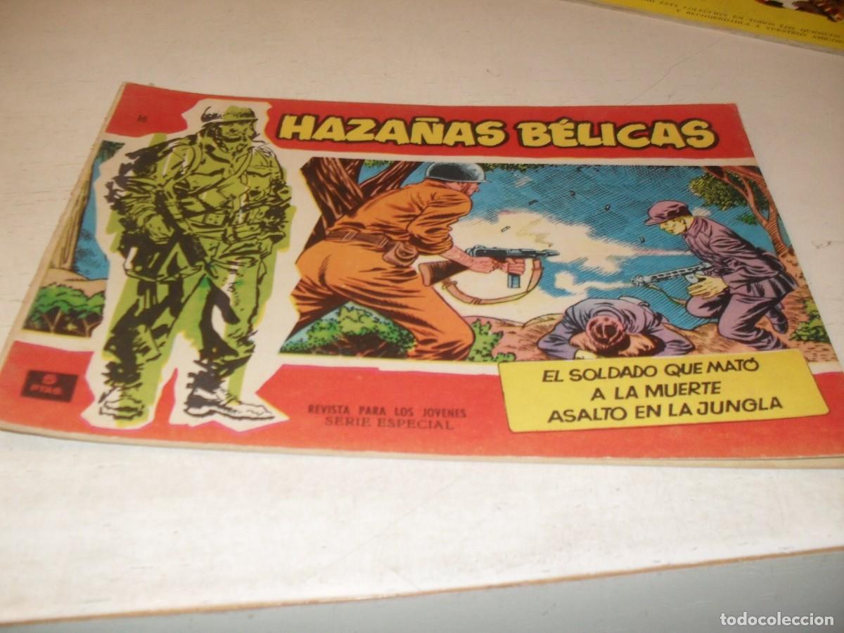 Tebeos: HAZA&Ntilde;AS BELICAS,S.ROJA,N&ordm; 16,EL SOLDADO QUE MATO A LA MUERTE,DE 160.TORAY,1958