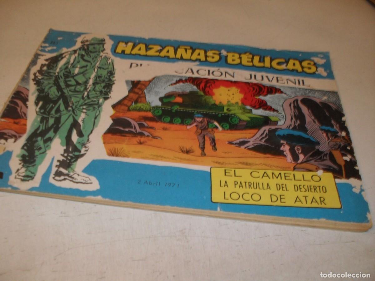 Tebeos: HAZA&Ntilde;AS BELICAS,S.AZUL,N&ordm; 365,ULTIMOS N&ordm;,EL CAMELLO,DE 370.TORAY,1957