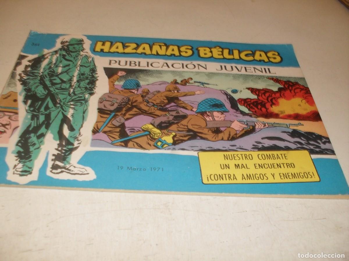 Tebeos: HAZA&Ntilde;AS BELICAS,S.AZUL,N&ordm; 364,ULTIMOS N&ordm;,NUESTRO COMBATE,DE 370.TORAY,1957