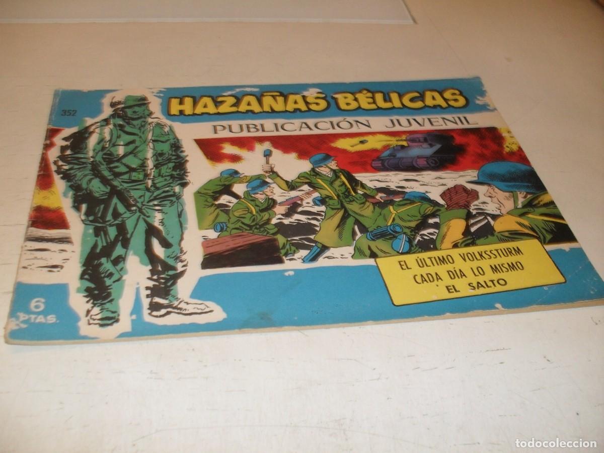 Tebeos: HAZA&Ntilde;AS BELICAS,S.AZUL,N&ordm; 352,EL ULTIMO VOLKSTURM,DE BOIX,DE 370.TORAY,1957