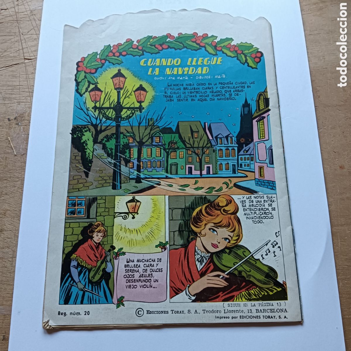 Tebeos: MIS CUENTOS ALMANAQUE 1959 EDI.TORAY ORIGINAL - Foto 2