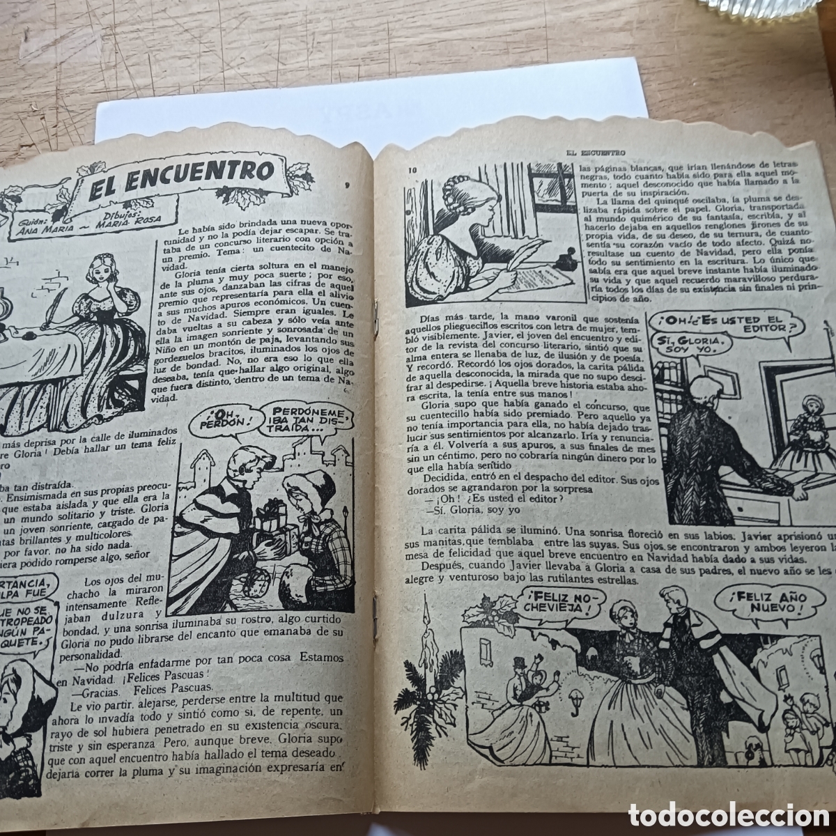 Tebeos: MIS CUENTOS ALMANAQUE 1959 EDI.TORAY ORIGINAL - Foto 3