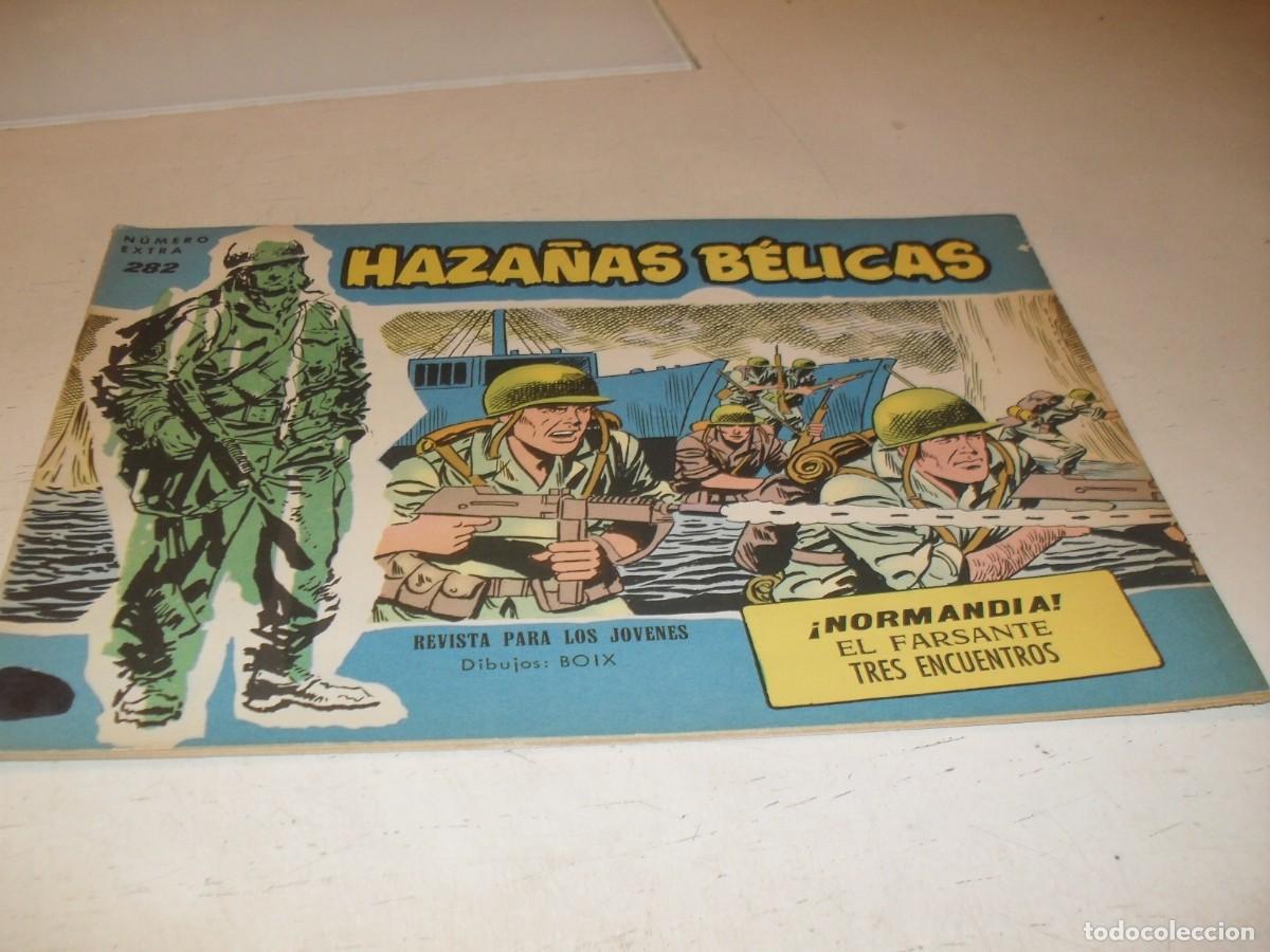 Tebeos: HAZA&Ntilde;AS BELICAS,S.AZUL,N&ordm; 282,EN CONTRAPORTADA FICHA DE JUAN JOSE AGUILAR,DIBUJANT,DE 370.TORAY,1957