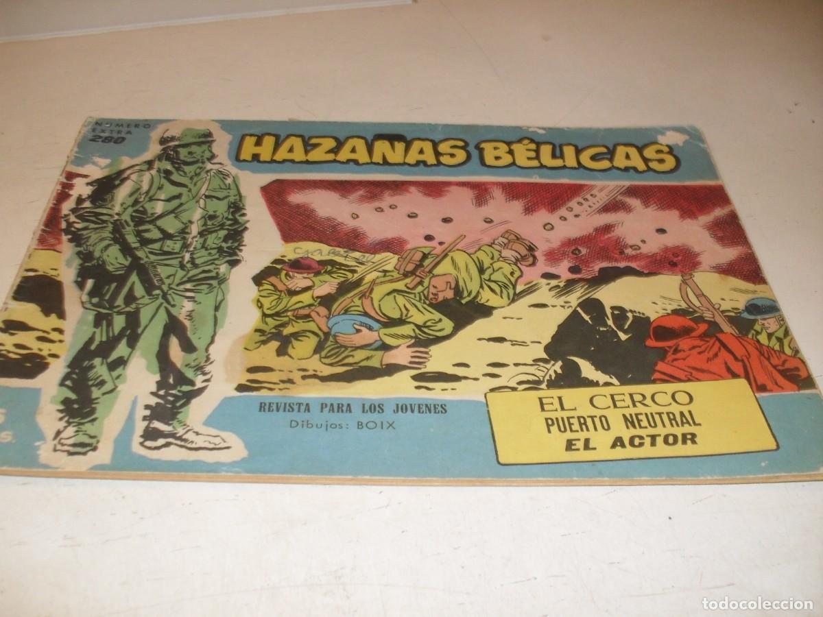 Tebeos: HAZA&Ntilde;AS BELICAS,S.AZUL,N&ordm; 280,EN CONTRAPORTADA FICHA DE MARCELO PAGES,DIBUJANT,DE 370.TORAY,1957