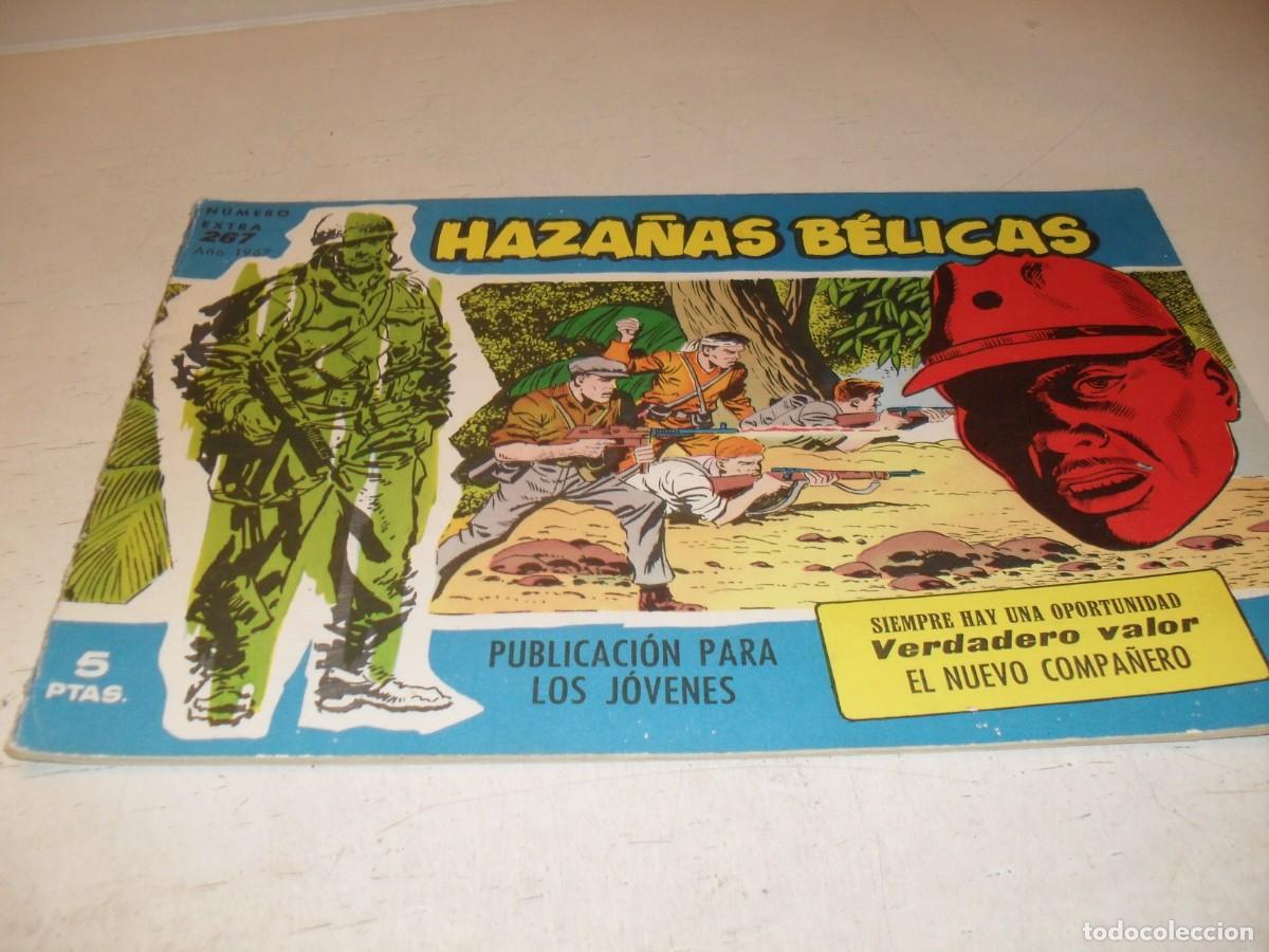 Tebeos: HAZA&Ntilde;AS BELICAS,S.AZUL,N&ordm; 267,SIEMPRE HAY UNA OPORTUNIDAD,DE BOIX,DE 370.TORAY,1957