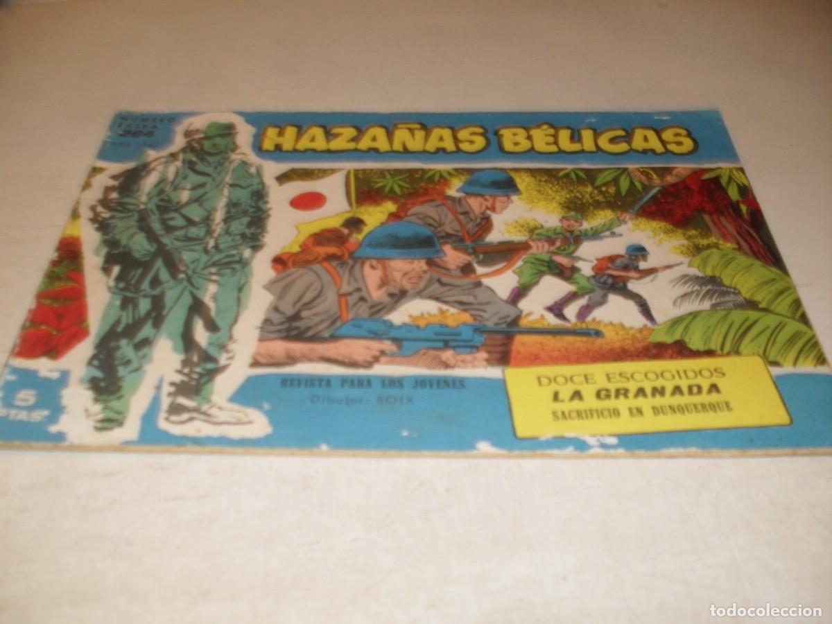 Tebeos: HAZA&Ntilde;AS BELICAS,S.AZUL,N&ordm; 264,DOCE ESCOGIDOS,DE BOIX,DE 370.TORAY,1957