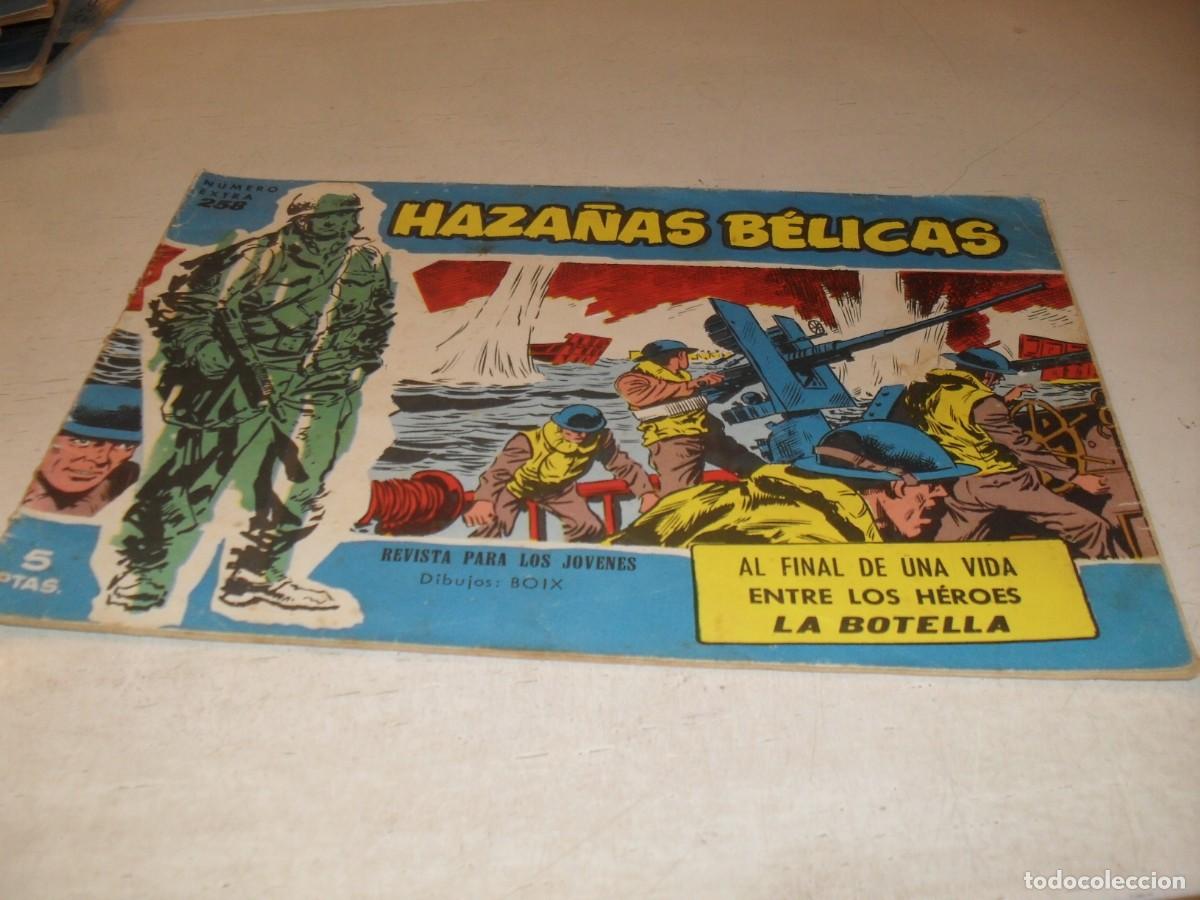 Tebeos: HAZA&Ntilde;AS BELICAS,S.AZUL,N&ordm; 258,AL FINAL DE UNA VIDA,DE BOIX,DE 370.TORAY,1957