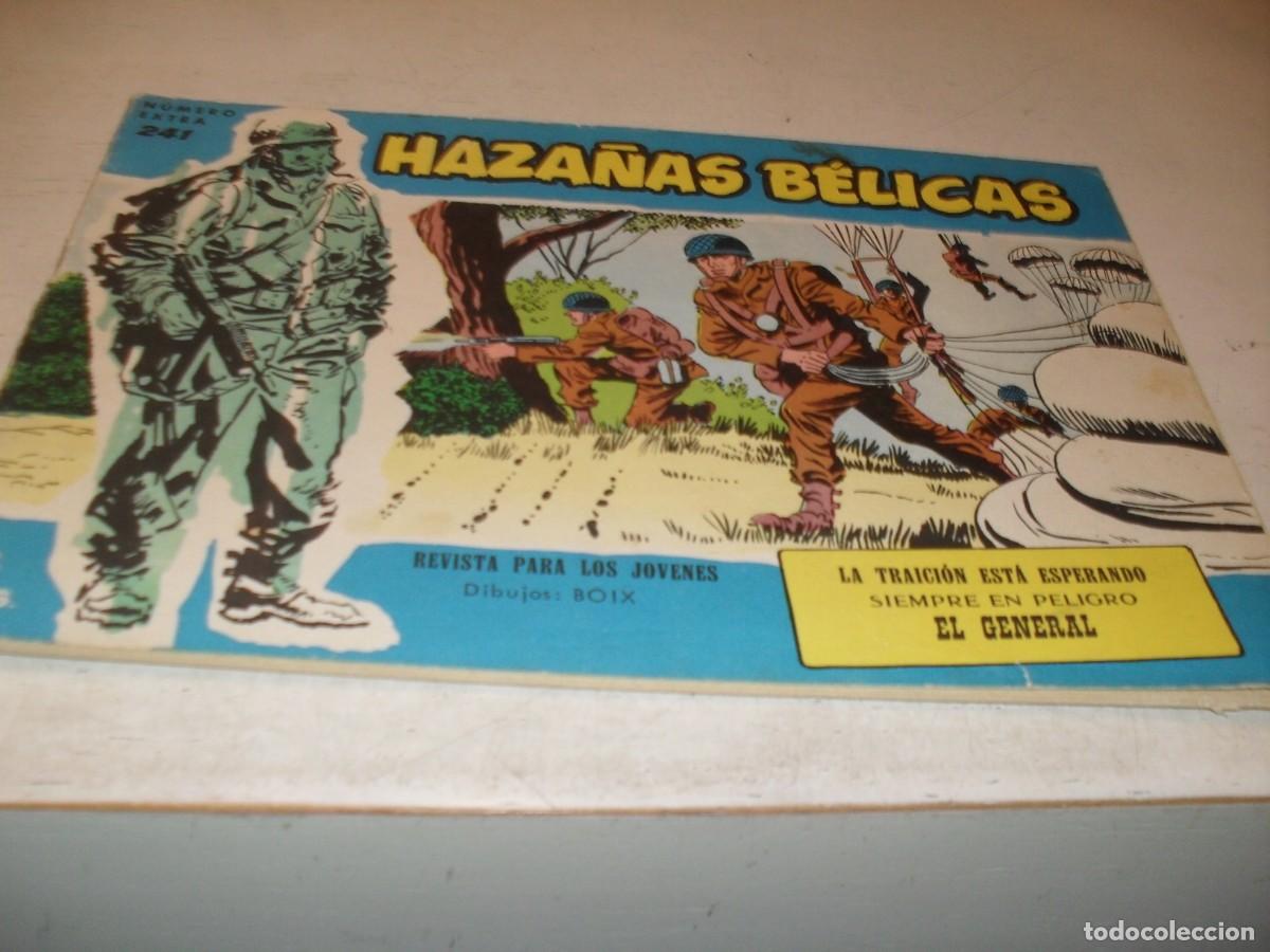 Tebeos: HAZA&Ntilde;AS BELICAS,S.AZUL,N&ordm; 241,LA TRAICION ESTA ESPERANDO,DE BOIX,DE 370.TORAY,1957