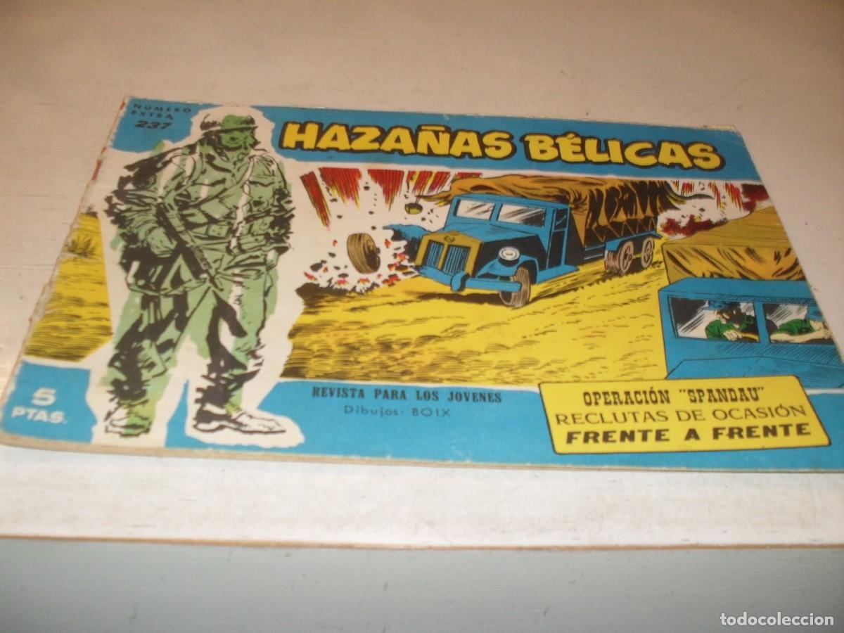 Tebeos: HAZA&Ntilde;AS BELICAS,S.AZUL,N&ordm; 237,IPERACION SPANDAU,DE BOIX,DE 370.TORAY,1957