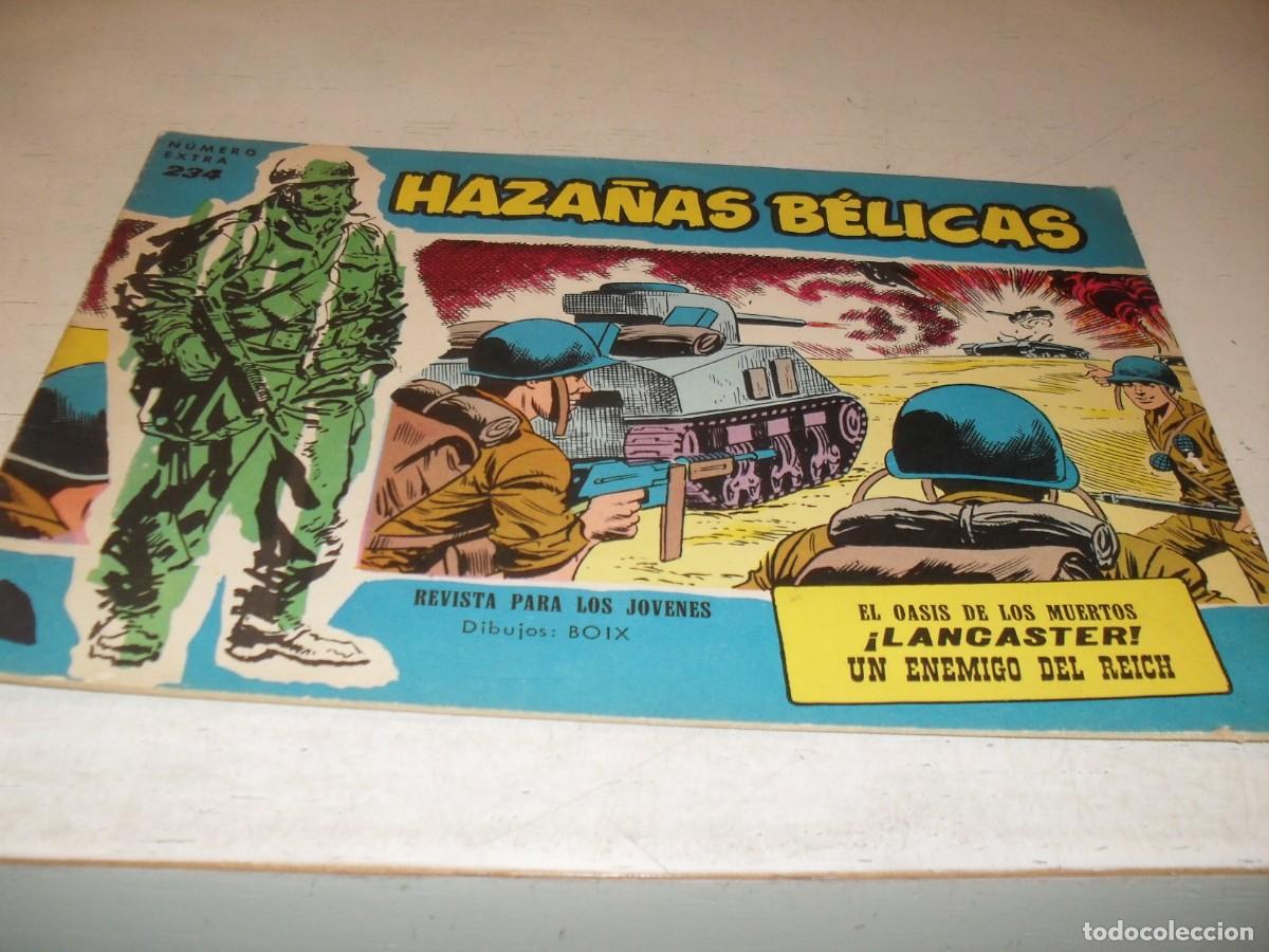 Tebeos: HAZA&Ntilde;AS BELICAS,S.AZUL,N&ordm; 234,EL OASIS DE LOS MUERTOS,DE BOIX,DE 370.TORAY,1957