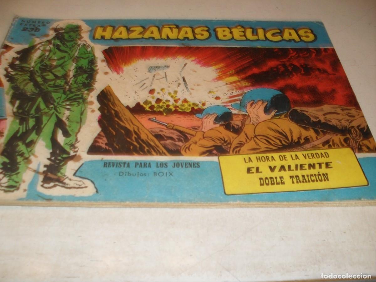Tebeos: HAZA&Ntilde;AS BELICAS,S.AZUL,N&ordm; 230,LA HORA DE LA VERDAD,DE BOIX,DE 370.TORAY,1957