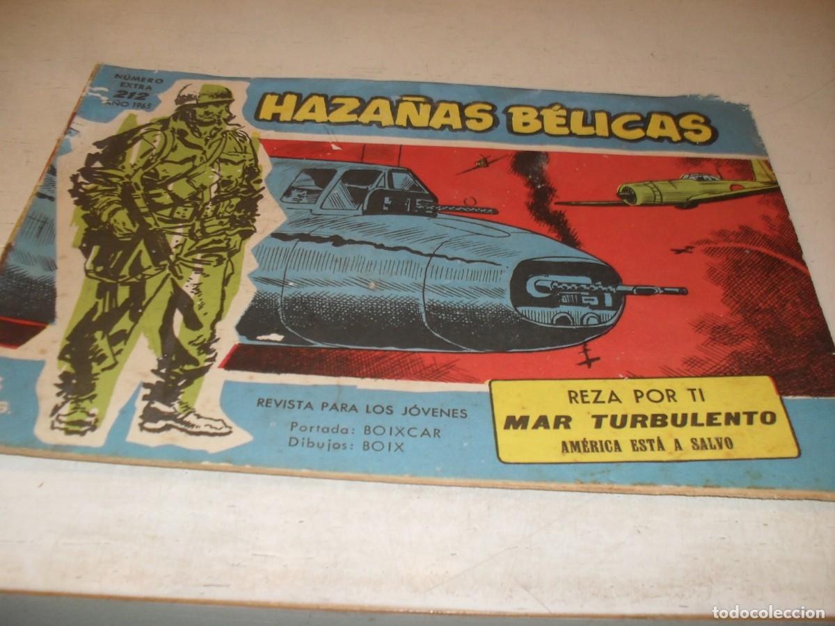 Tebeos: HAZA&Ntilde;AS BELICAS,S.AZUL,N&ordm; 212,REZA POR TI,DE BOIX,DE 370.TORAY,1957