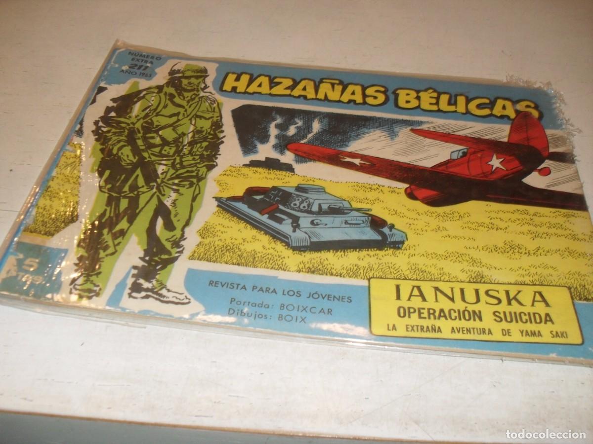 Tebeos: HAZA&Ntilde;AS BELICAS,S.AZUL,N&ordm; 211,IANUSKA,DE BOIX,DE 370.TORAY,1957