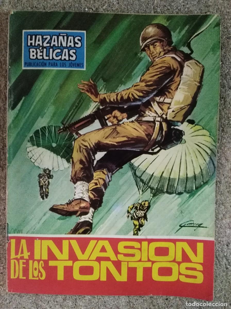 Tebeos: Haza&ntilde;as Belicas 196.La Invasion de los Tontos.Ediciones Toray