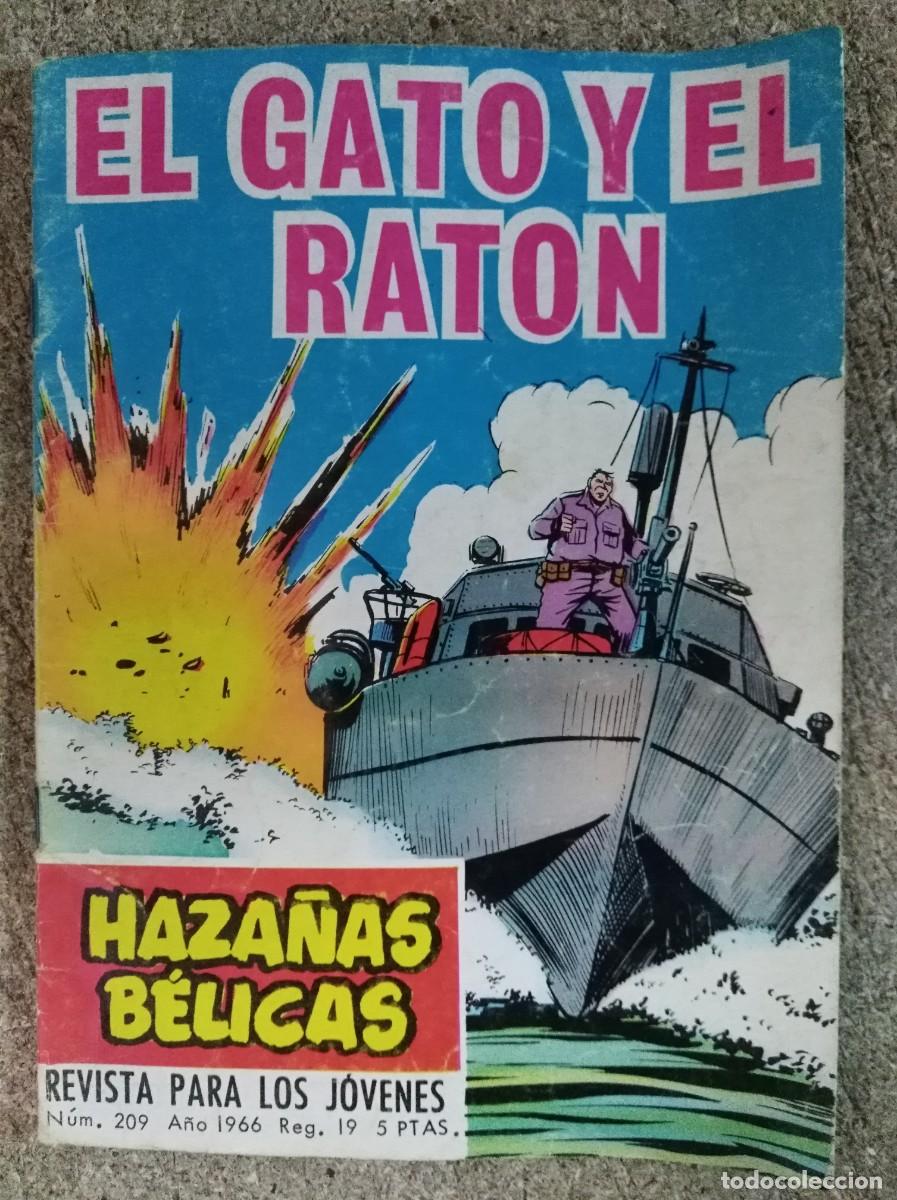 Tebeos: Haza&ntilde;as Belicas 209.Gorila.El Gato y el Raton.Ediciones Toray