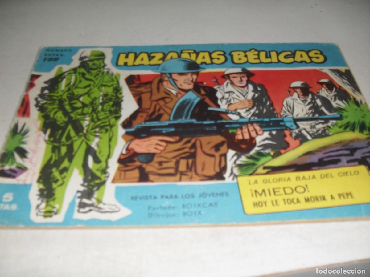 Tebeos: HAZA&Ntilde;AS BELICAS,S.AZUL,N&ordm; 188,LA GLORIA BAJA DEL CIELO,DE BOIX,DE 370.TORAY,1957