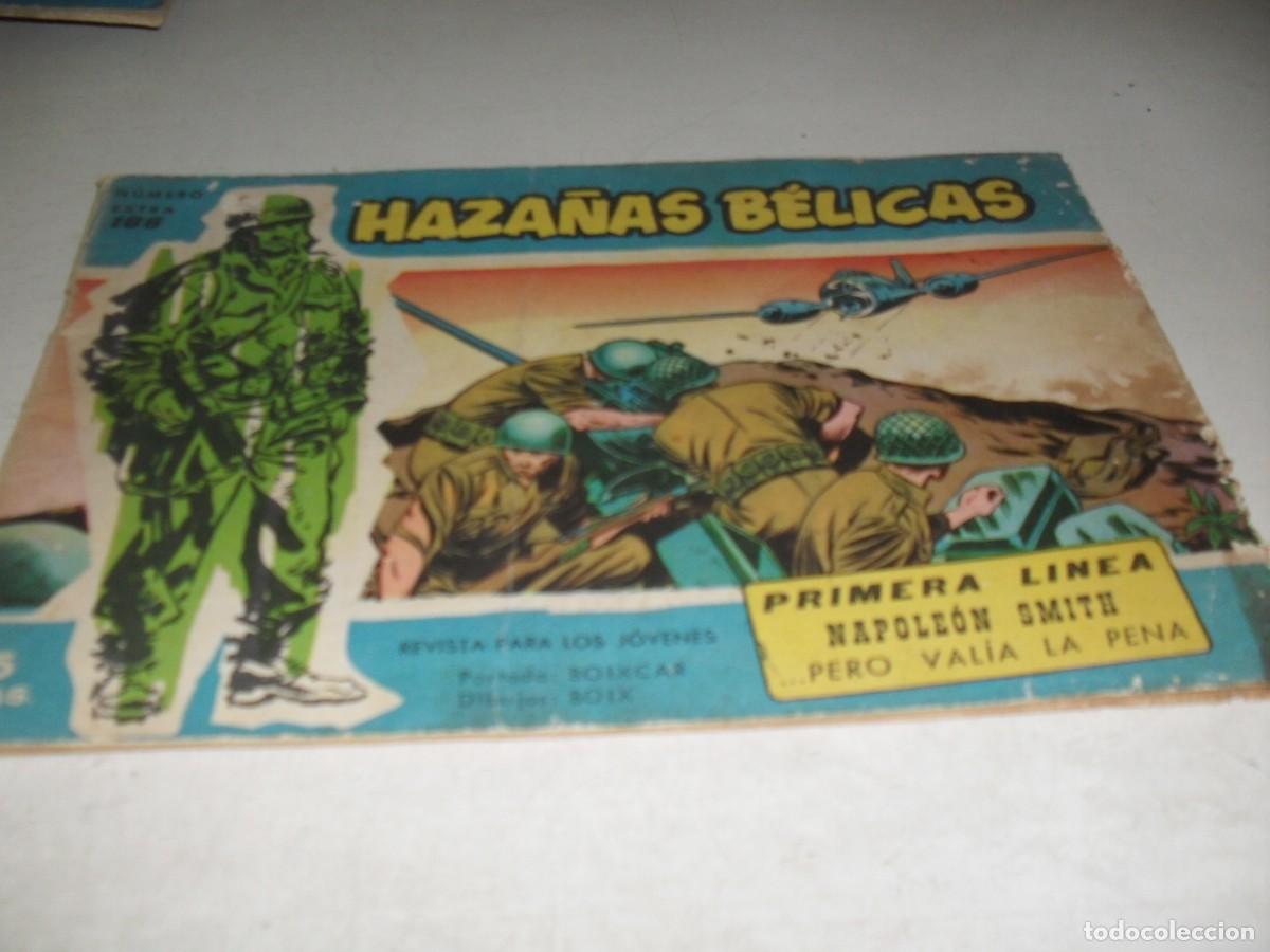 Tebeos: HAZA&Ntilde;AS BELICAS,S.AZUL,N&ordm; 186,PRIMERA LINEA,DE BOIX,DE 370.TORAY,1957