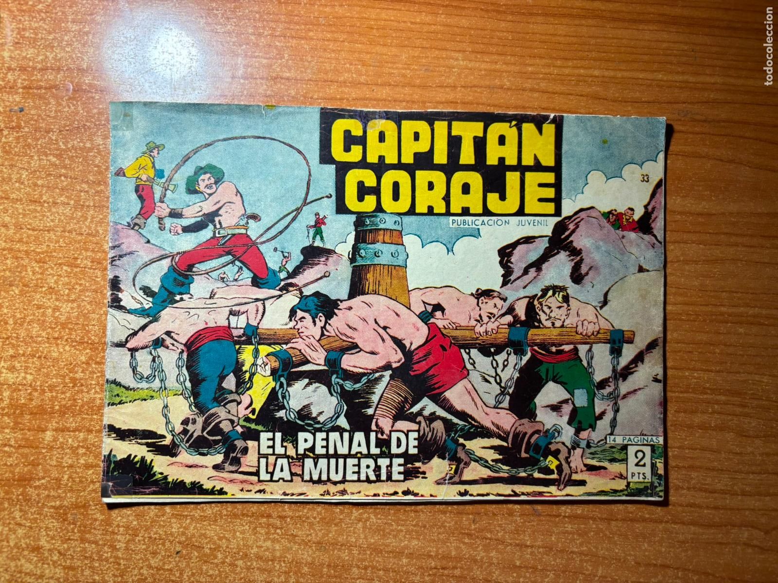 Tebeos: EL CAPITAN CORAJE N&ordm; 33 EDITORIAL TORAY ORIGINAL - Foto 1